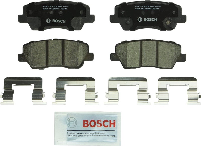 مجموعة وسادات الفرامل القرصية الخزفية الفاخرة من BOSCH BC1659 - متوافقة مع كاديلاك ATS CTS؛ مؤخرة